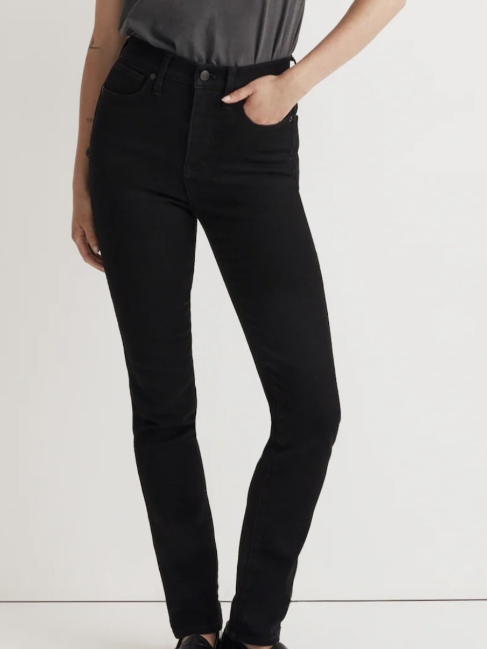 MADEWELL Black Stovepipe Women’s Jeans